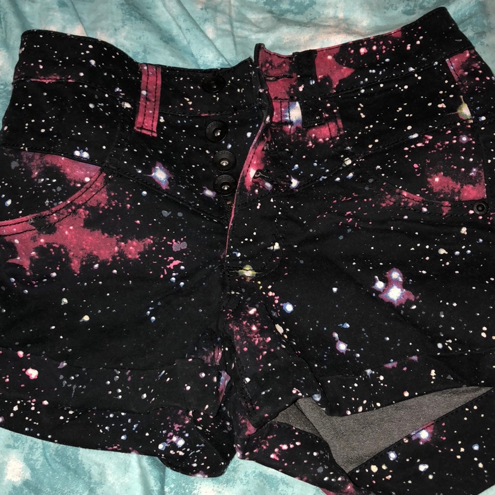 High rise shorts